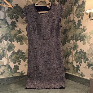 Rebecca Taylor Navy & Pink Dress - size 8